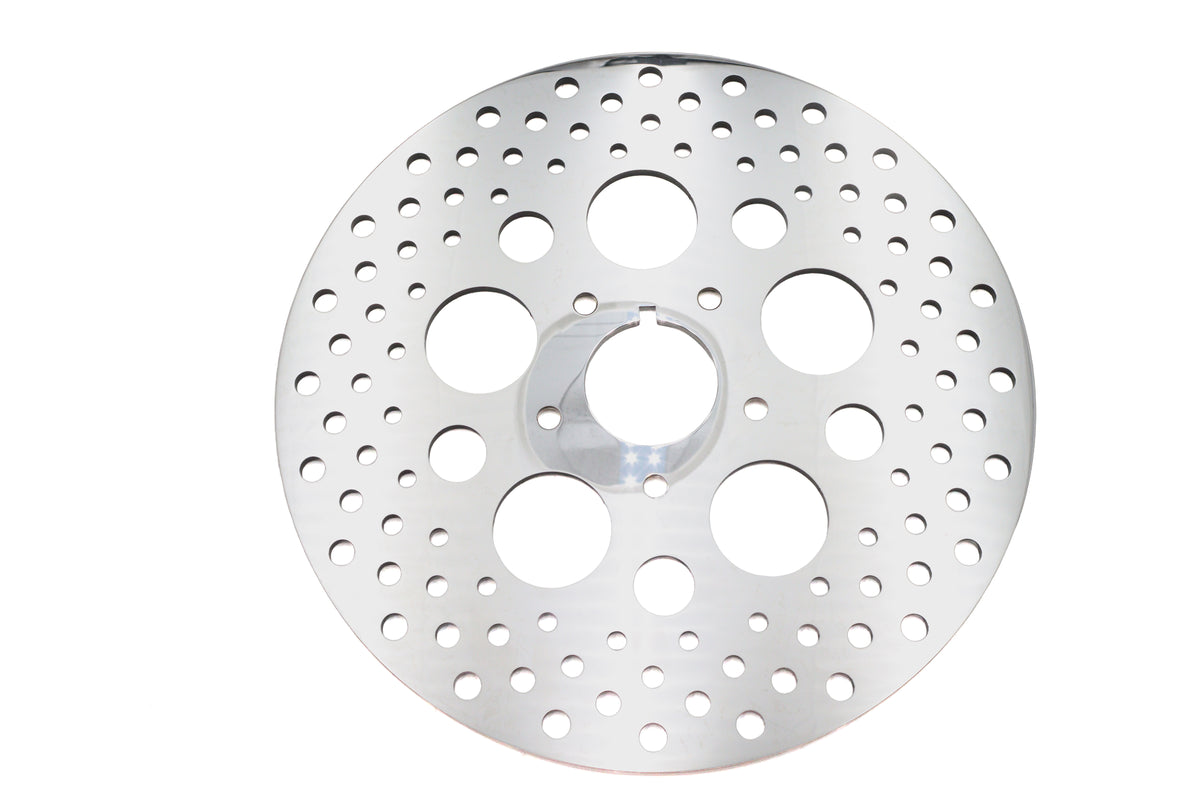 Duro 23-9206 11-1/2-inch drilled front brake disc with ventilated rotor design