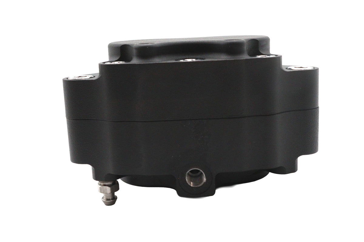 Ultima 23-9860 4-piston black brake caliper close-up