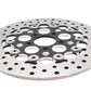 Ultima 90-893 11.8-inch floating rear brake disc, black and silver metal rotor 恒一