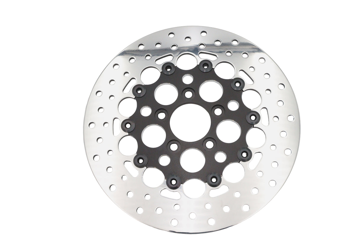 Ultima 90-893 11.8-inch floating rear brake disc in metallic finish