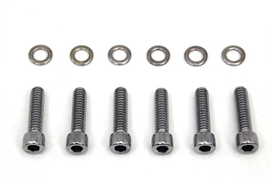 Colony 2345-6 Chrome Transmission Shifter Cover Screw Kit