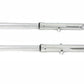 Motorshop 24-0590 39mm Fork Tube Assembly with Chrome Sliders