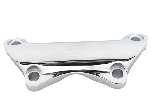 V-Twin 55918-08 chrome 1-inch handlebar top clamp for motorcycle handlebar control
