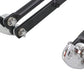 Ultima 117-80 springer fork assembly in black with chrome springs, model 24-1700