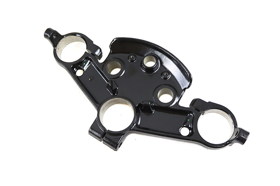 OE 49mm FLT upper triple tree black front fork component 45900024