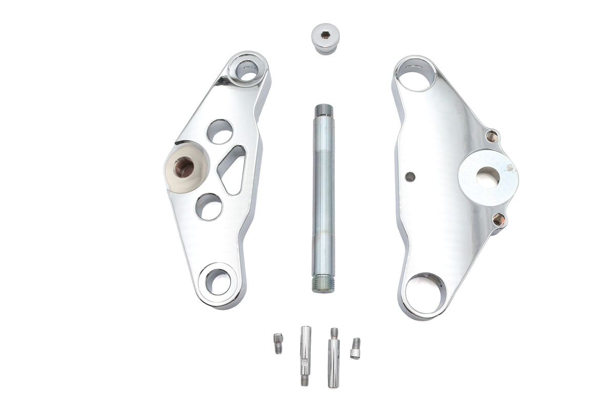 Ultima 29-78 Chrome 5 Triple Tree Set Billet for motorcycle front fork