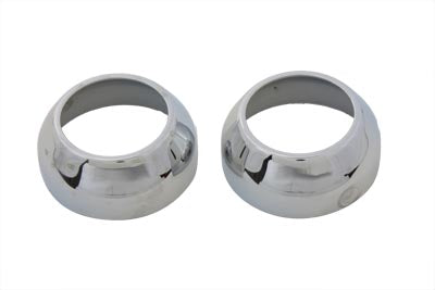 V-Twin 39mm chrome fork boot cover set for motorcycle front forks