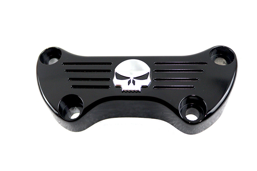 MCM 78342B Black Skull Riser Top Clamp
