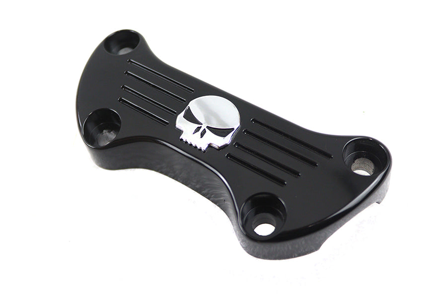 MCM 78342B Black Skull Riser Top Clamp