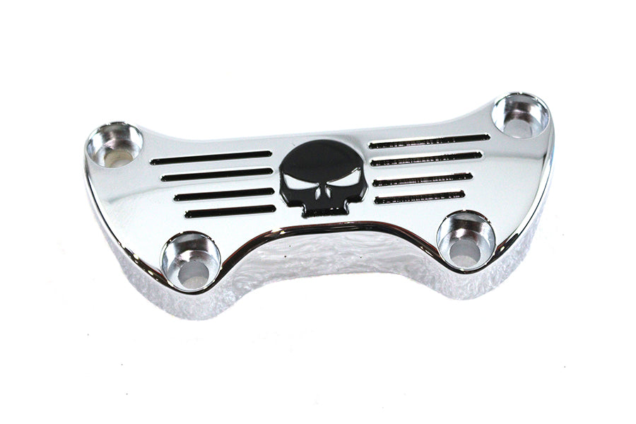 MCM 78342 Skull Riser Top Clamp, Chrome