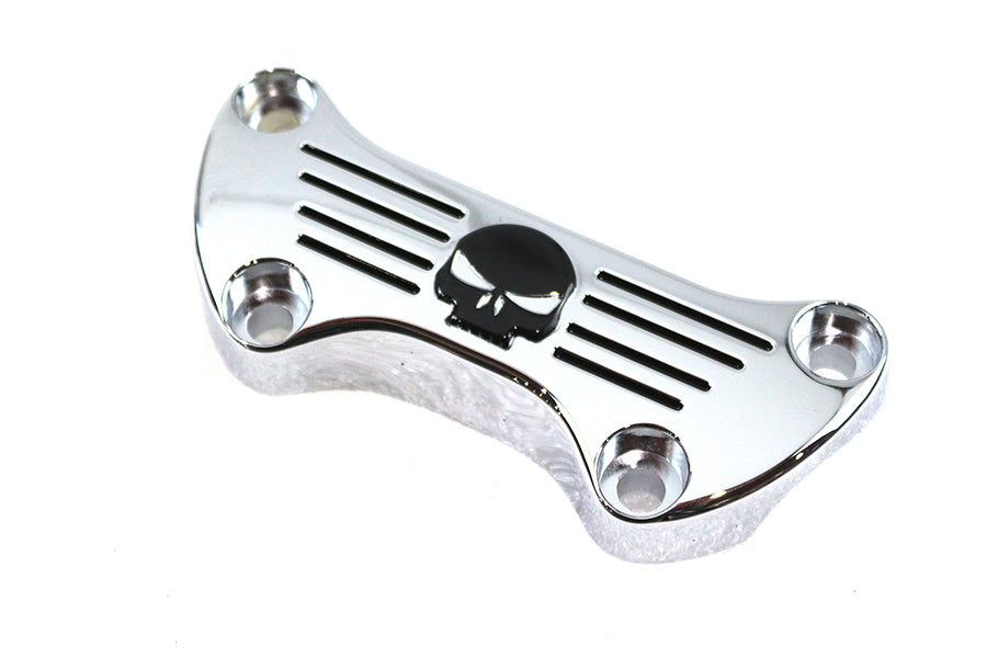 MCM 78342 Skull Riser Top Clamp, Chrome