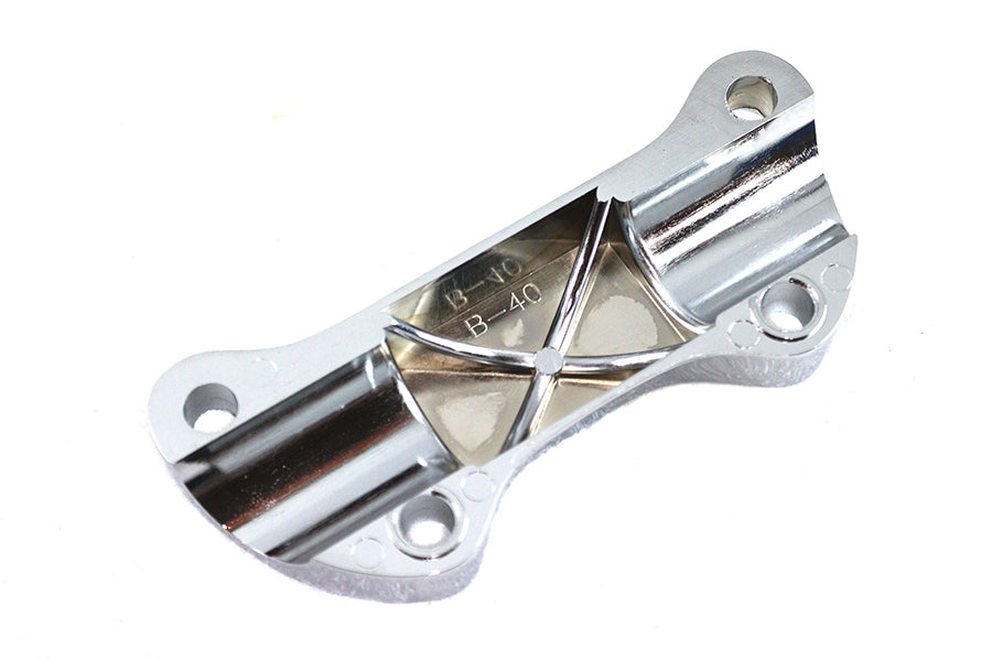 MCM 78342 Skull Riser Top Clamp, Chrome