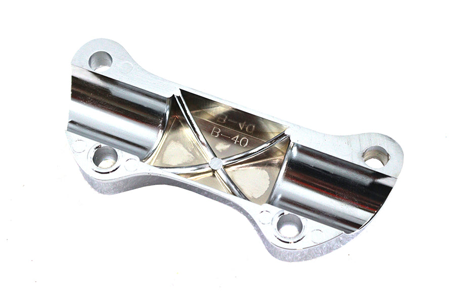 MCM 78342 Skull Riser Top Clamp, Chrome