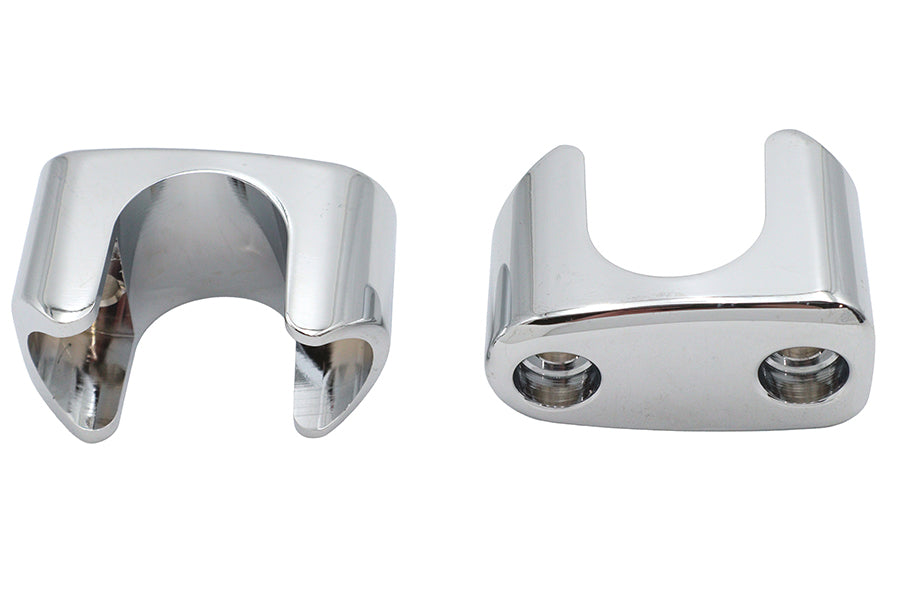 MCM 56056-03A Riser Clamp Set for 2006–2015 Harley-Davidson FXST