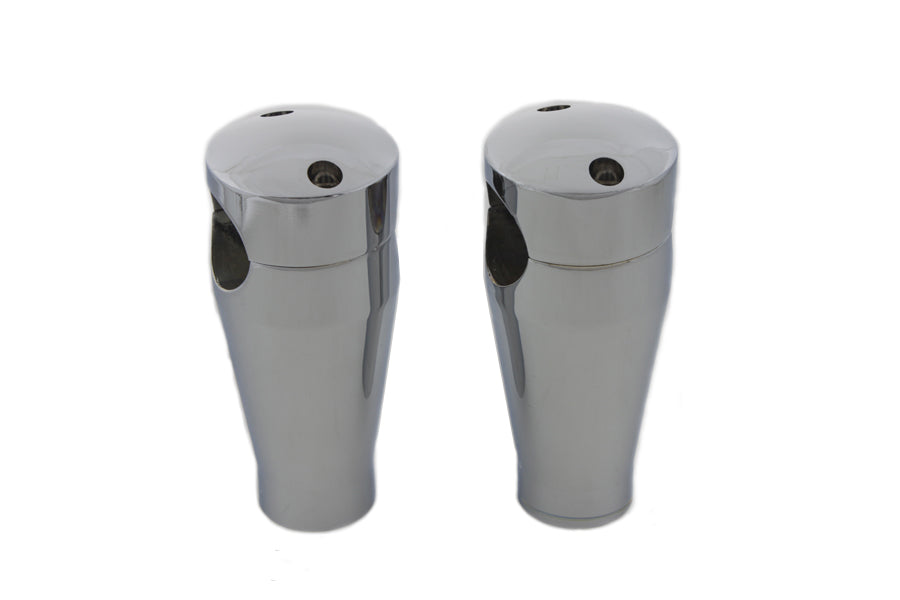 MCM 3949 Chrome Wide Glide 4-Inch Riser Set
