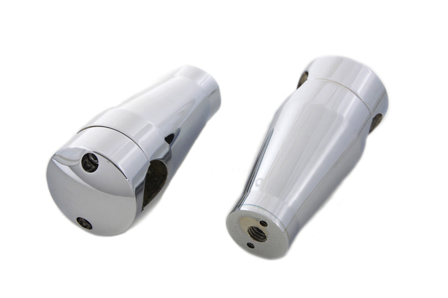 MCM 3949 Chrome Wide Glide 4-Inch Riser Set