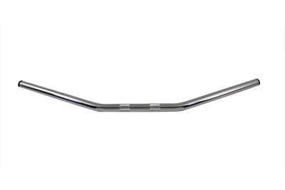 MCM 31-0172S chrome drag handlebar with indents for handlebar control.