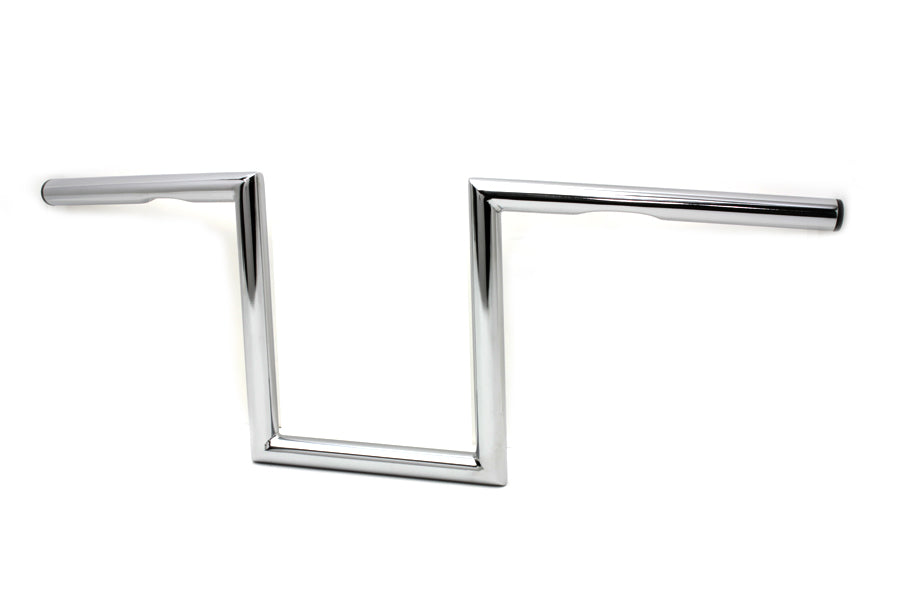 MCM 20240 10-inch chrome Z handlebar control with indents