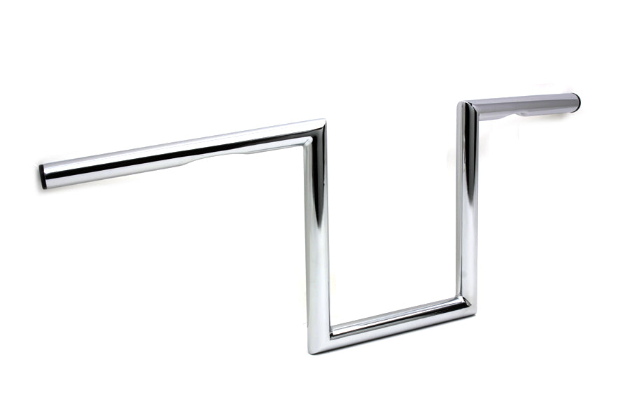 MCM 20240 10-inch Z handlebar control with indents in chrome finish