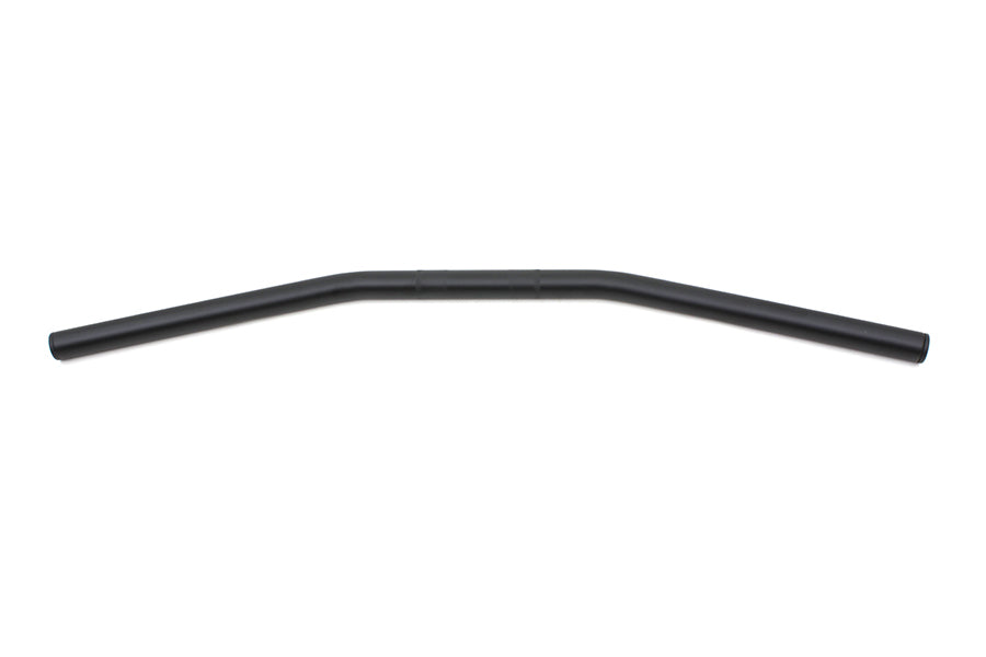 MCM 31-0071AMBS black drag handlebar with indents, handlebar control component