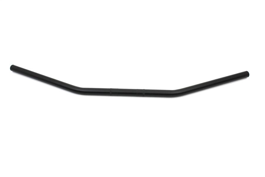 MCM black drag handlebar control, 31-0171BS, without indents