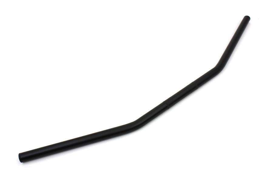 MCM black drag handlebar control, 31-0171BS, without indents