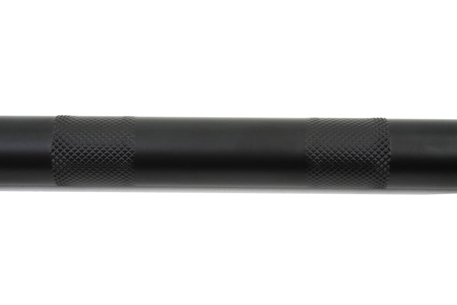 MCM 31-0171BS black drag handlebar without indents for handlebar control