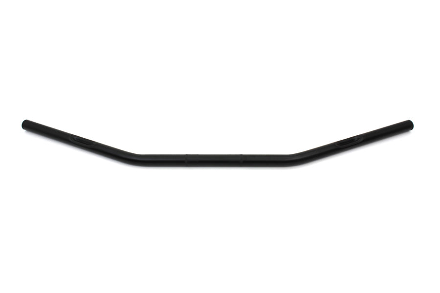 MCM black drag handlebar with indents, 31-0170ABS handlebar control view