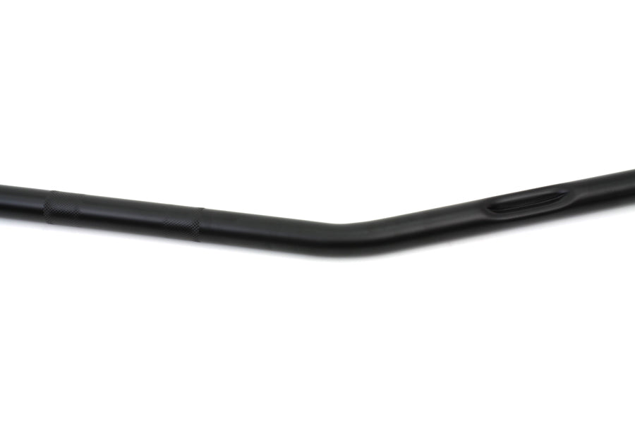 MCM 31-0170ABS black drag handlebar with indents for handlebar control