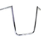 MCM 18-inch Ape Hanger Z handlebar in chrome finish for motorcycle handlebar control