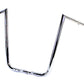 MCM 18-inch Ape Hanger Z handlebar in chrome finish for motorcycle handlebar control