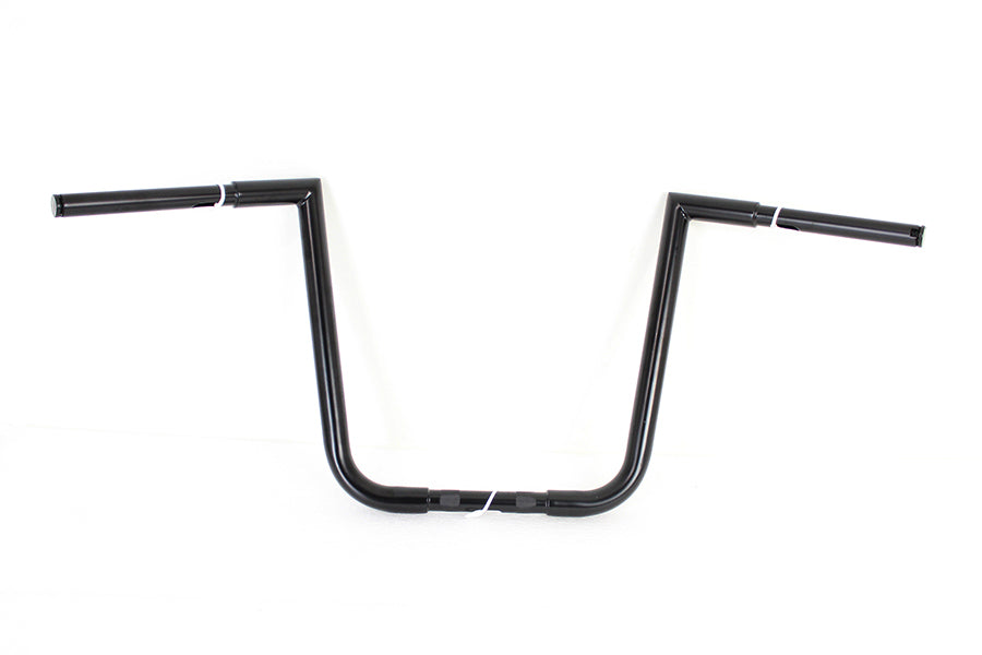 MCM 14-inch ape hanger Z handlebar in black for motorcycle handlebar control
