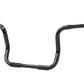 MCM 25-0501 12-inch Bagger Ape Style Handlebar control, black motorcycle handlebar close-up