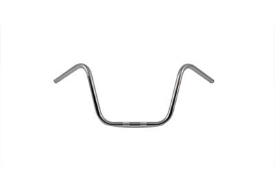 MCM 31-0132S 12-inch ape hanger handlebar without indents for motorcycle handlebar control