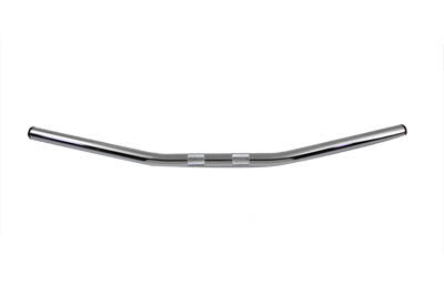 MCM 31-0071AS Chrome Drag Handlebar with Indents