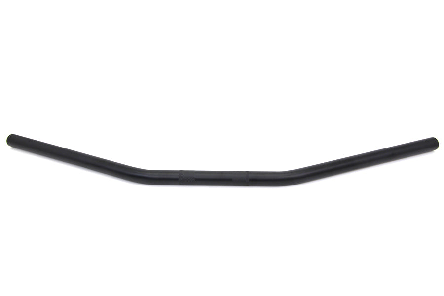 MCM 31-0172MBS Black Drag Handlebar with Indents, 25-0560