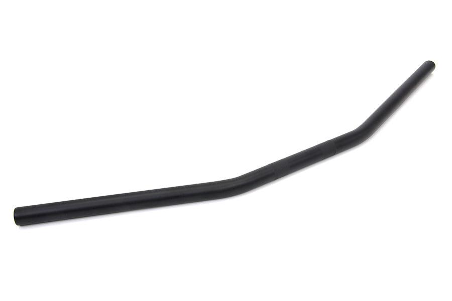 MCM 31-0172MBS Black Drag Handlebar with Indents, 25-0560