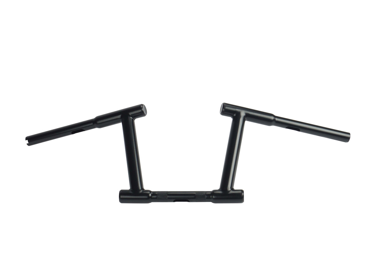 MCM 21055B 8-Inch Z-Bar Racing Handlebar with Indents, Black