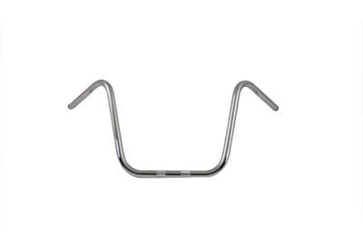 MCM 31-0141S 14-inch ape hanger handlebar with indents in chrome finish