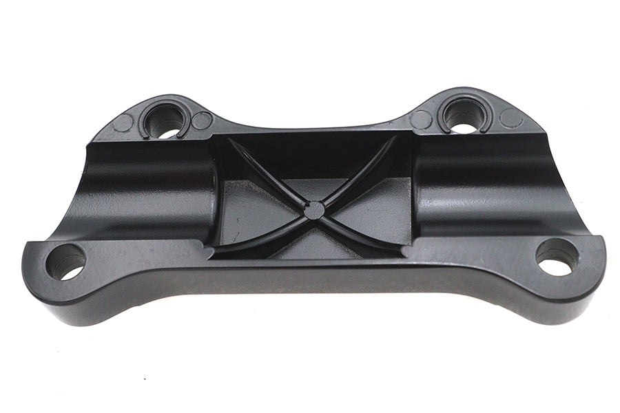 MCM 77627 black smooth handlebar clamp cover for handlebar control