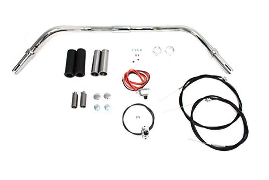 MCM 4-Inch Chrome Handlebar Assembly, SKU 25-0601