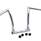 MCM 20200 13-Inch Chrome ChiZeled Z-Bar Handlebar with Indents