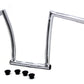 MCM 20200 13-Inch Chrome ChiZeled Z-Bar Handlebar with Indents