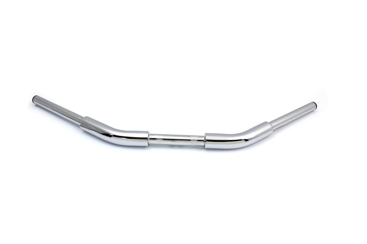 MCM 31-0086S 7-Inch Buffalo Drag Handlebar with Indents, 1-1/2-Inch Chrome