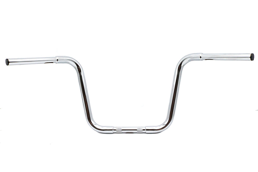 MCM 31-0165S 12-1/2-Inch Buffalo Ape Hanger Handlebar with Indents, Chrome