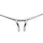 MCM 25-0718 7-inch curved riser bar handlebar with indents for handlebar control setup