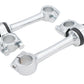 MCM 25-0785 chrome replica 5-1/2-inch Flander riser set for handlebar controls