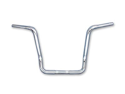 MCM 25-0786 16-inch bagger handlebar with indents in chrome finish