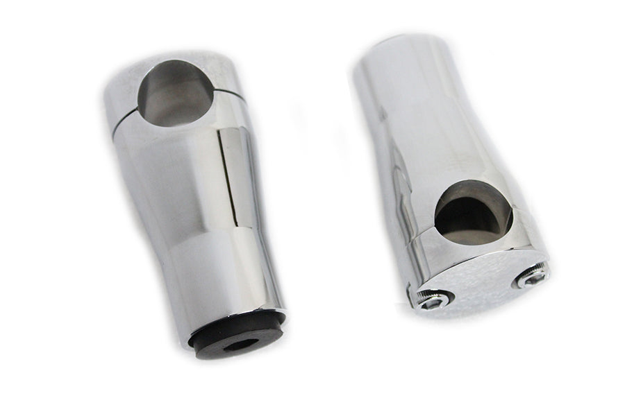 MCM 25-0819 Glide Riser Stem Set in chrome for 1949–1958 Harley-Davidson FL handlebar control