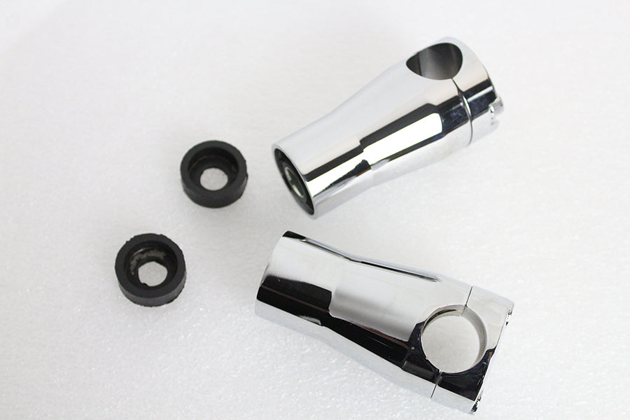 MCM 25-0819 Glide Riser Stem Set in chrome for 1949–1958 Harley-Davidson FL handlebar control